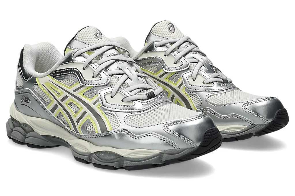1202A498-100 emmi Asics Gel-NYC White Huddle Yellow (Women's)