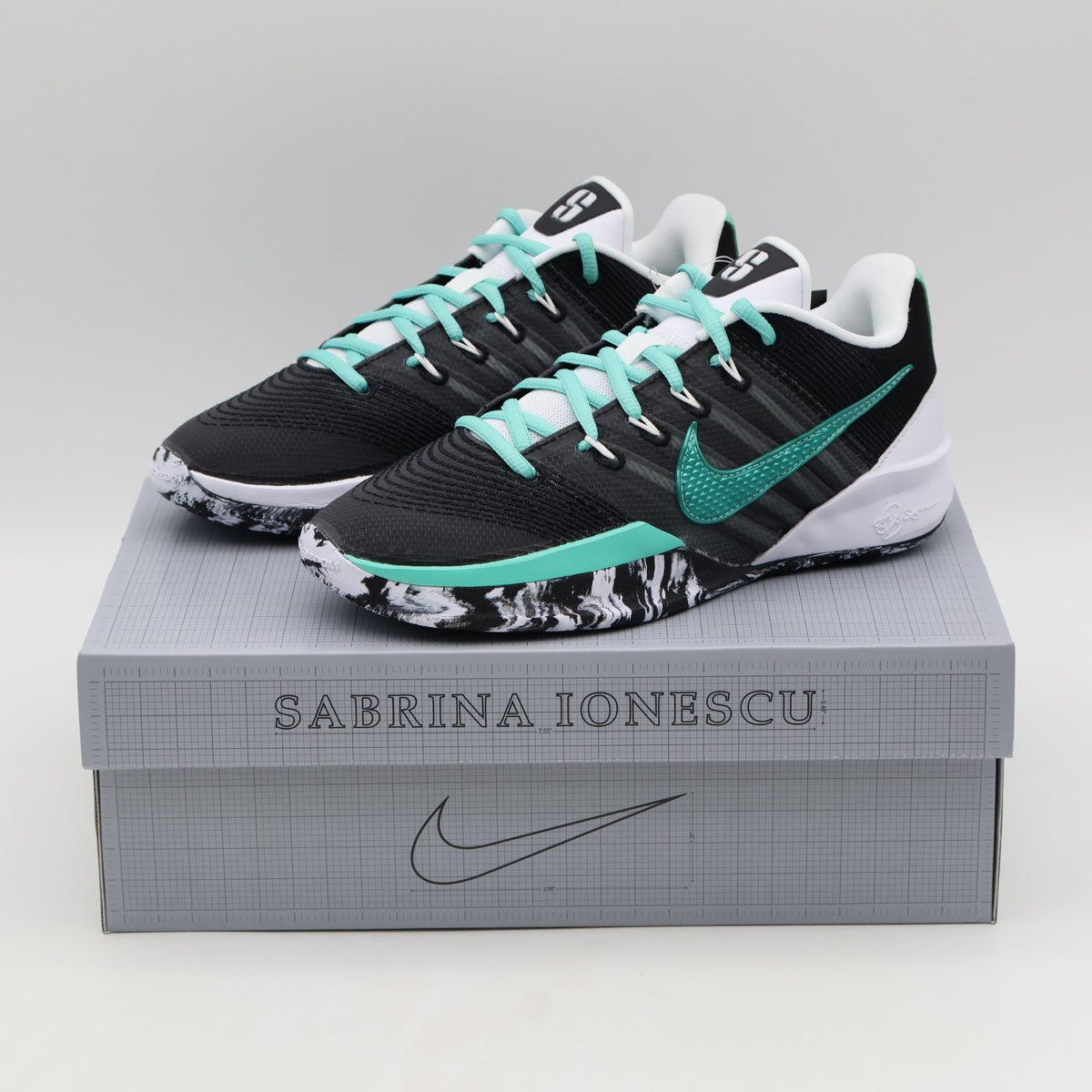 HF2882-303 Nike Sabrina 3 Mint White Black (Women's)