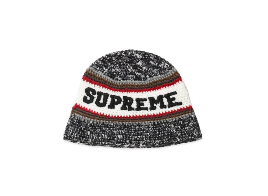 Supreme Knit Logo Crusher "Black"