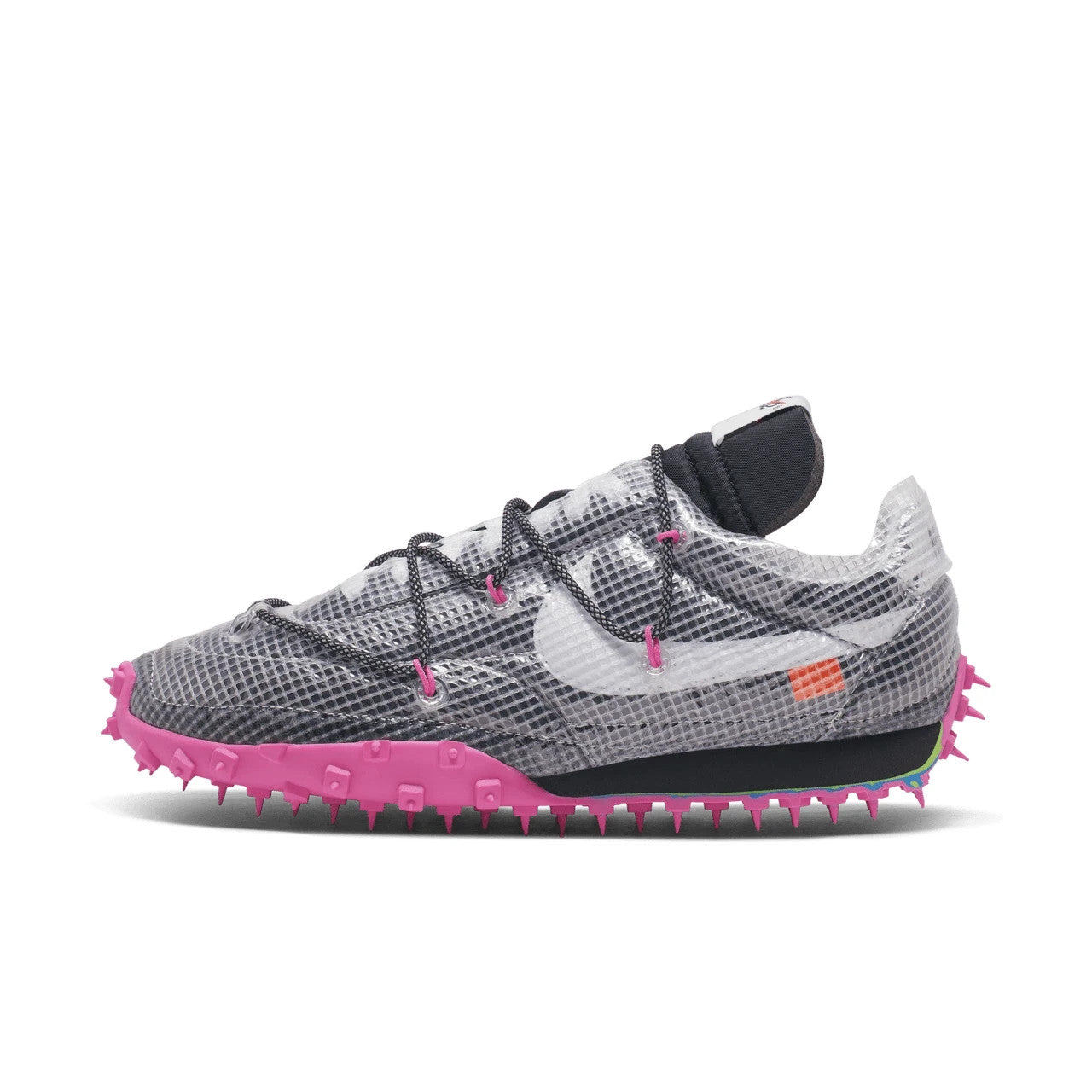 CD8180-001 Off-WhiteÃNike Waffle Racer Vivid Black (Women's)