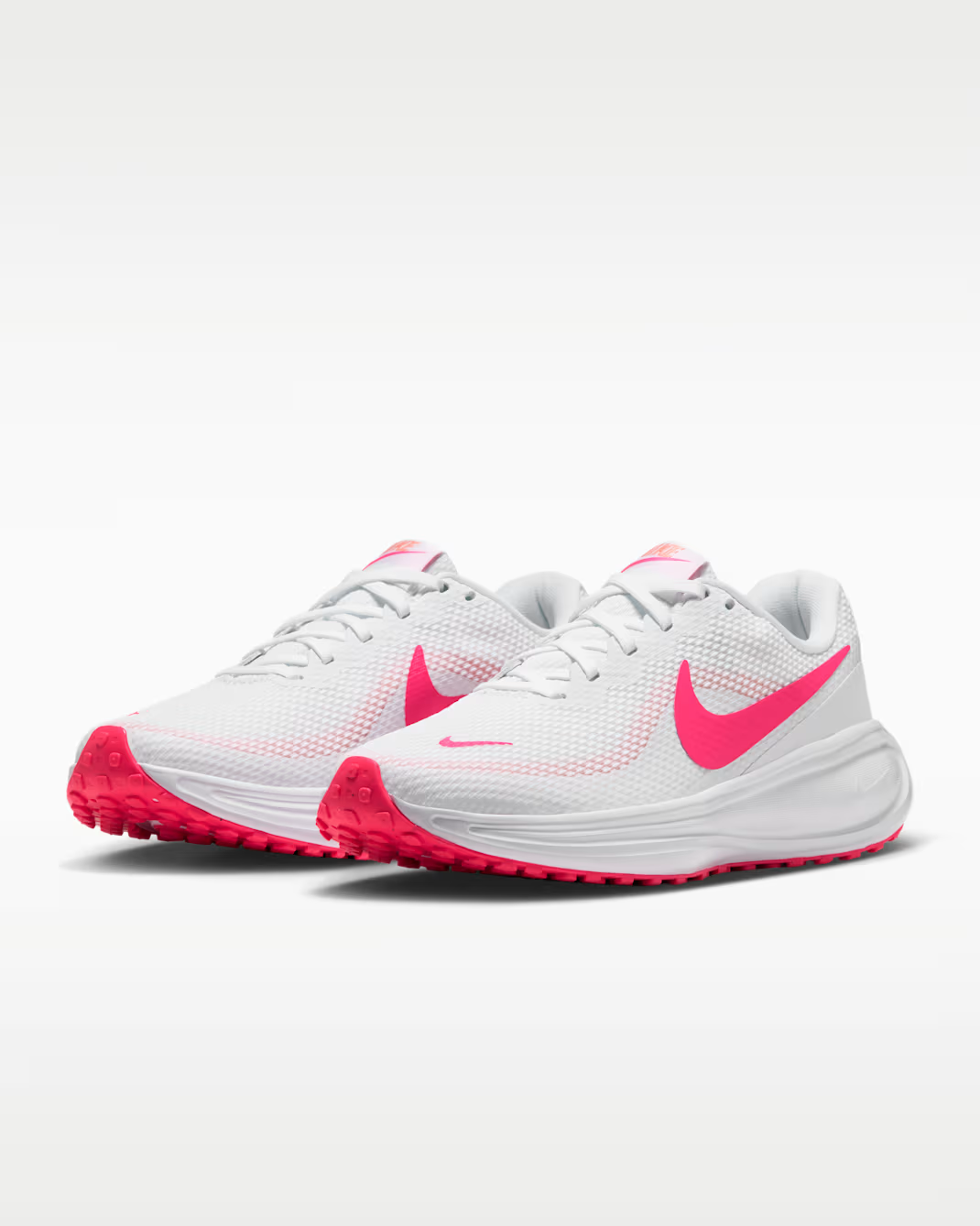 HJ8485-116 Nike Revolution 8 "White/Crimson Bliss" (Women's)