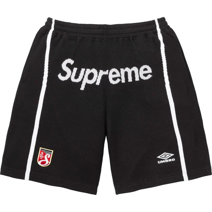 Supreme Umbro Knit Soccer Short Black