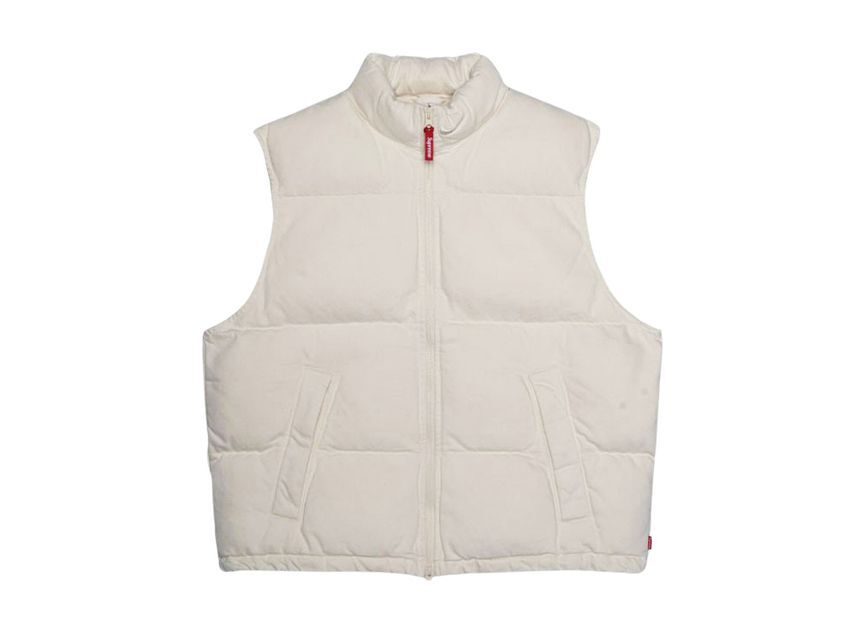 Supreme Nike Denim Puffer Vest Natural