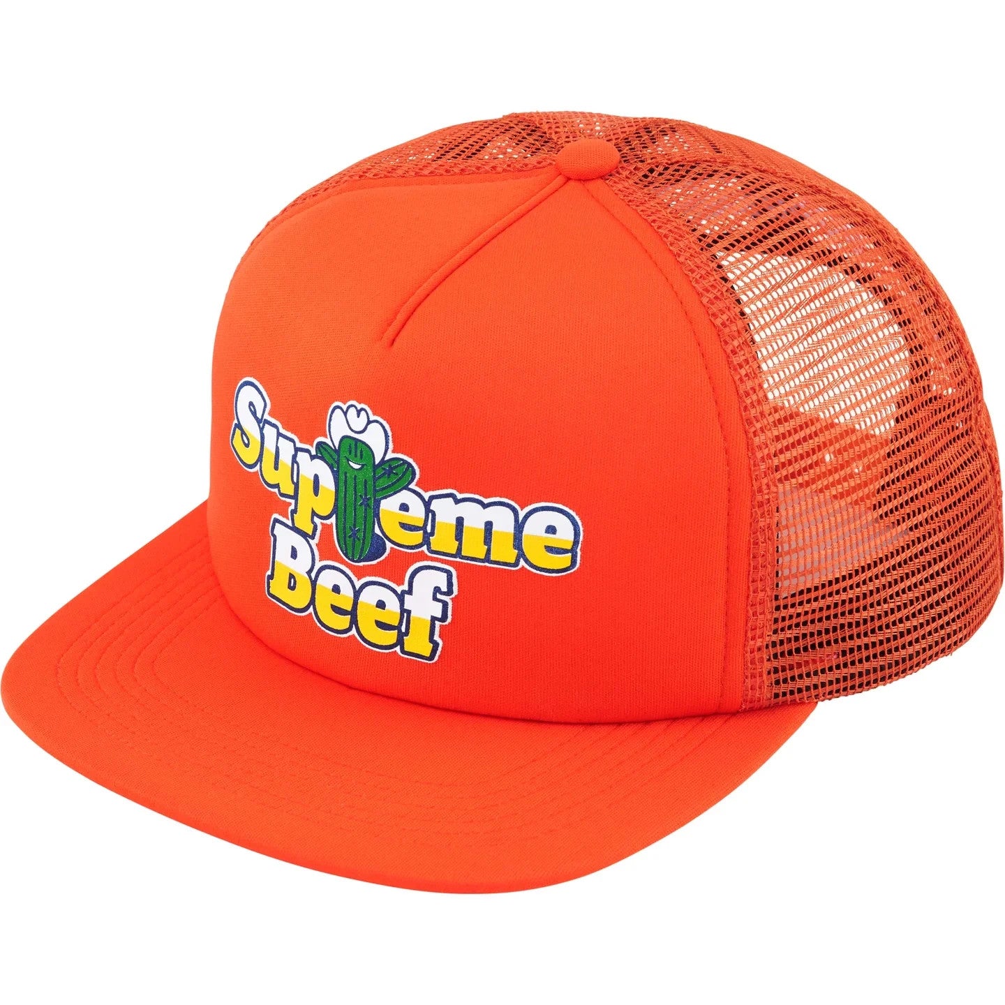 Supreme Beef Mesh Back 5-Panel Orange