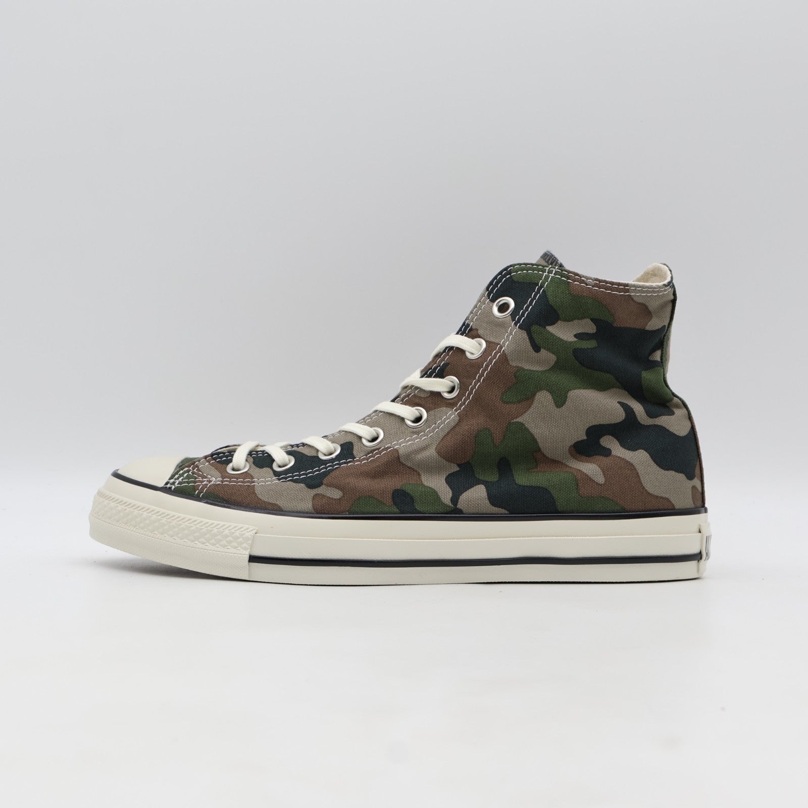 31318220 Converse All Star Aged Woodlandcamo Hi Green Gray Brown (Men's)