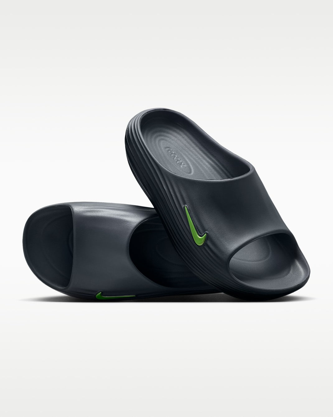 HV4479-004 Nike ReactX Rejuven8 Slides Cool GreyBlack (Men's)