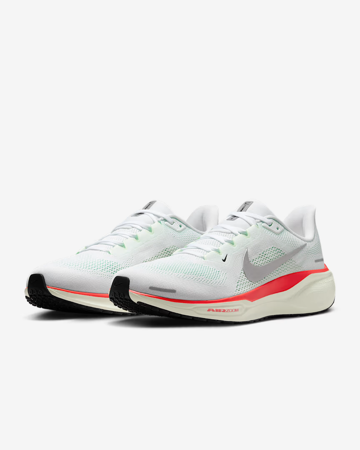 FD2722-115 Nike Pegasus 41 Road Running Shoes White Barely Green (Men's)