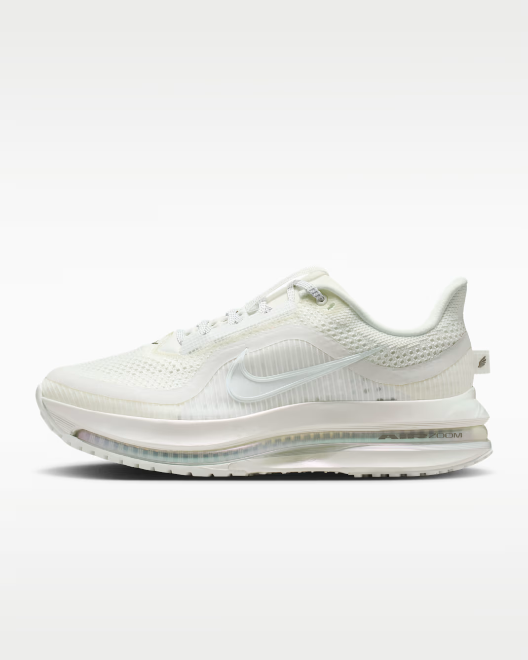 IO9918-100 Nike Pegasus Premium Summit White Pure Platinum Pencil Point (Women's