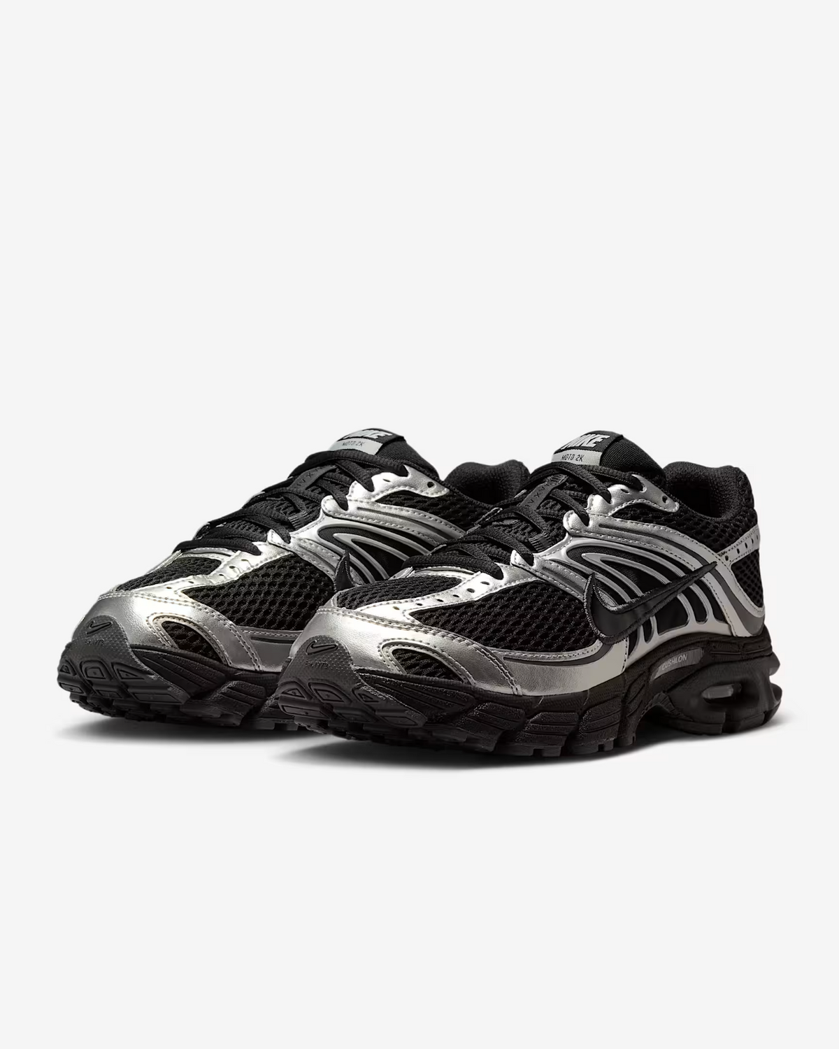 HQ2056-007 Nike Air Max Moto 2K Black Metallic Silver (Women's)