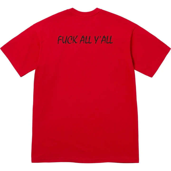 Supreme Split Tee Red