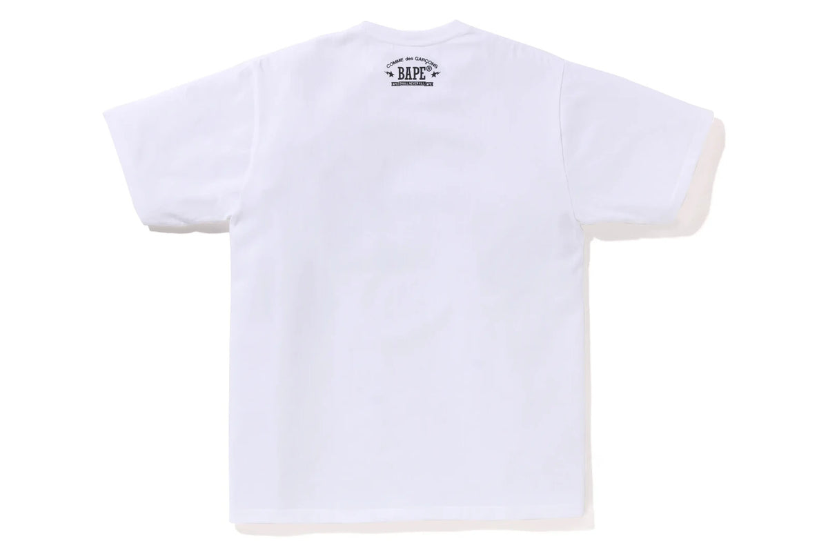 A BATHING APE COMME des GARCONS OSAKA 5Th Anniversary Tee White