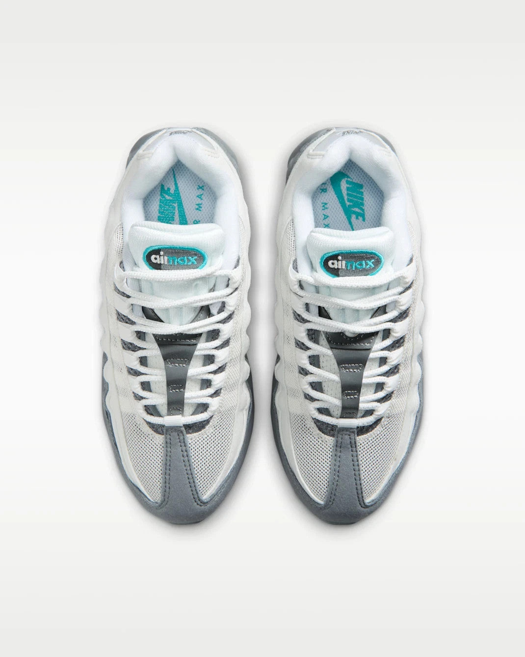 HF7054-103 Nike GS Air Max 95 Big Bubble "Summit White/Smoke Grey"