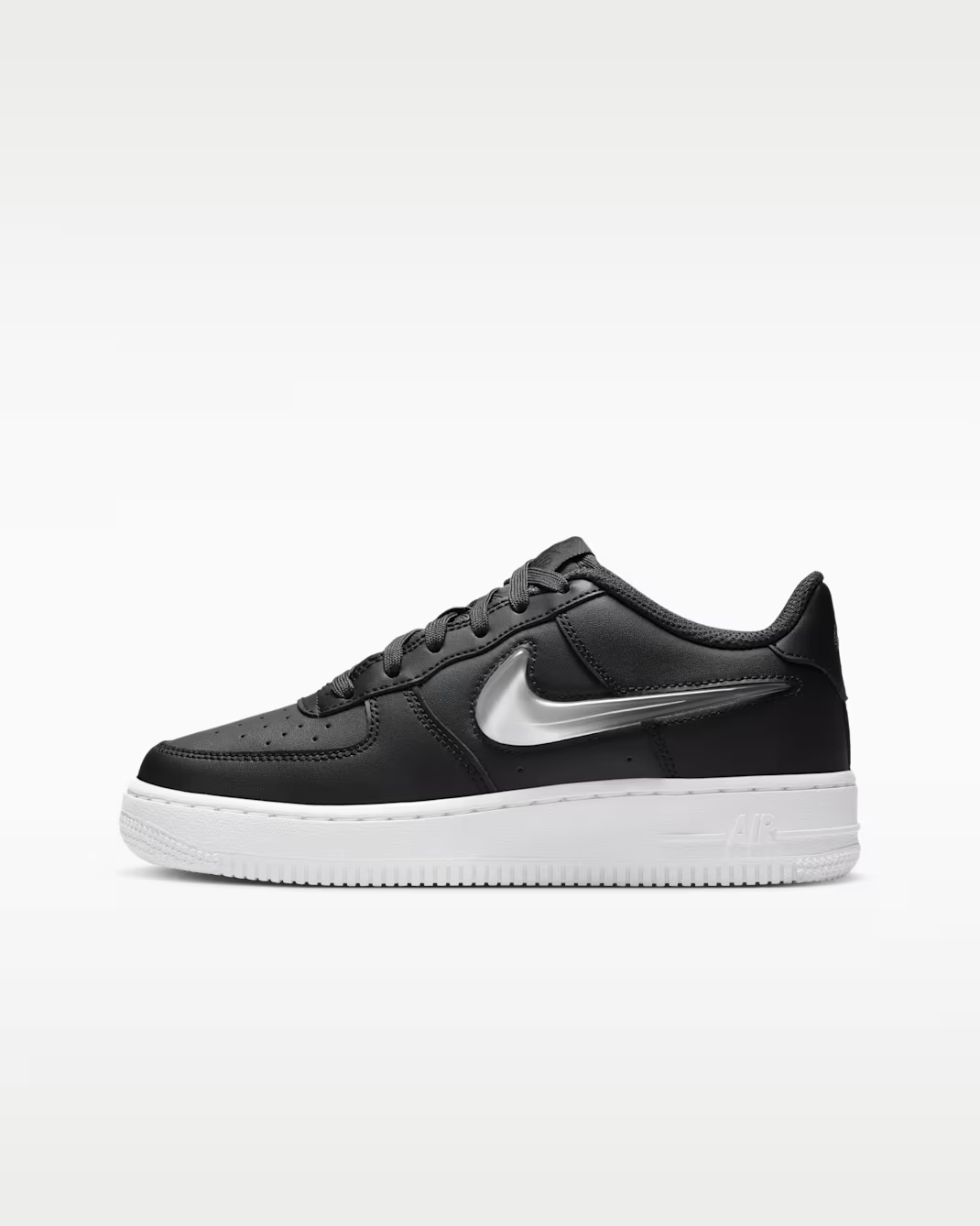 IR0595-002 IR0595-002 Nike GS Air Force 1 Dark Smoke Grey/Black