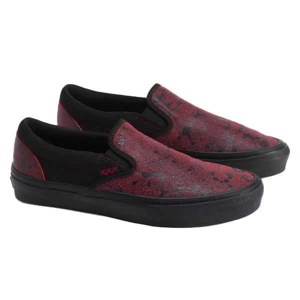 VN0A5FCAY25 Vans Skate Slip-On "Red/Black" (Men's)
