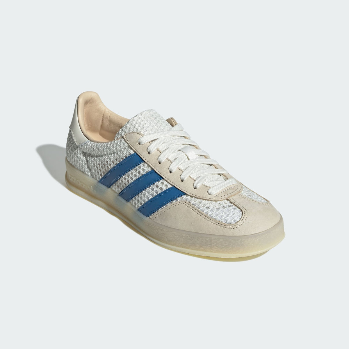 JH5419 adidas Originals Gazelle Indoor Off White Focus Blue Warm Vanilla (Men's)