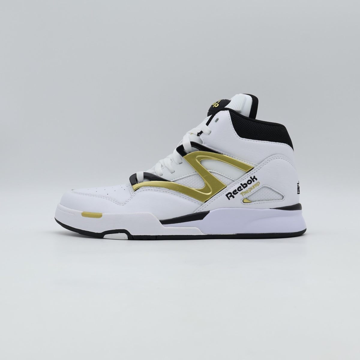 100255529 Reebok Pump Omni Zone 2 White Metallic Gold (Men's)