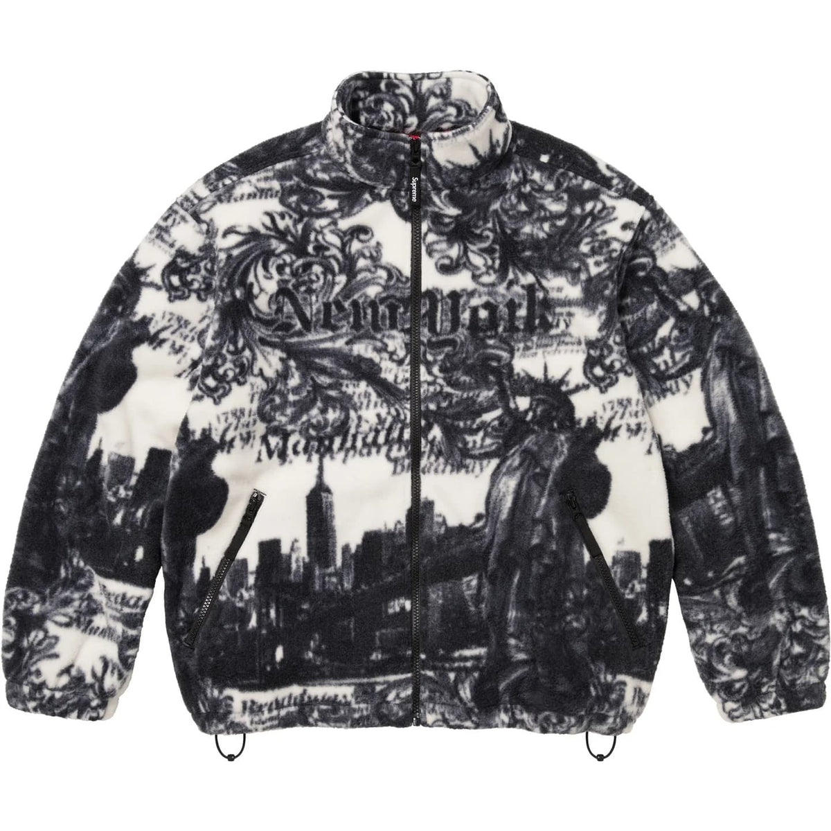 Supreme New York Fleece Jacket WhiteID-257279060213