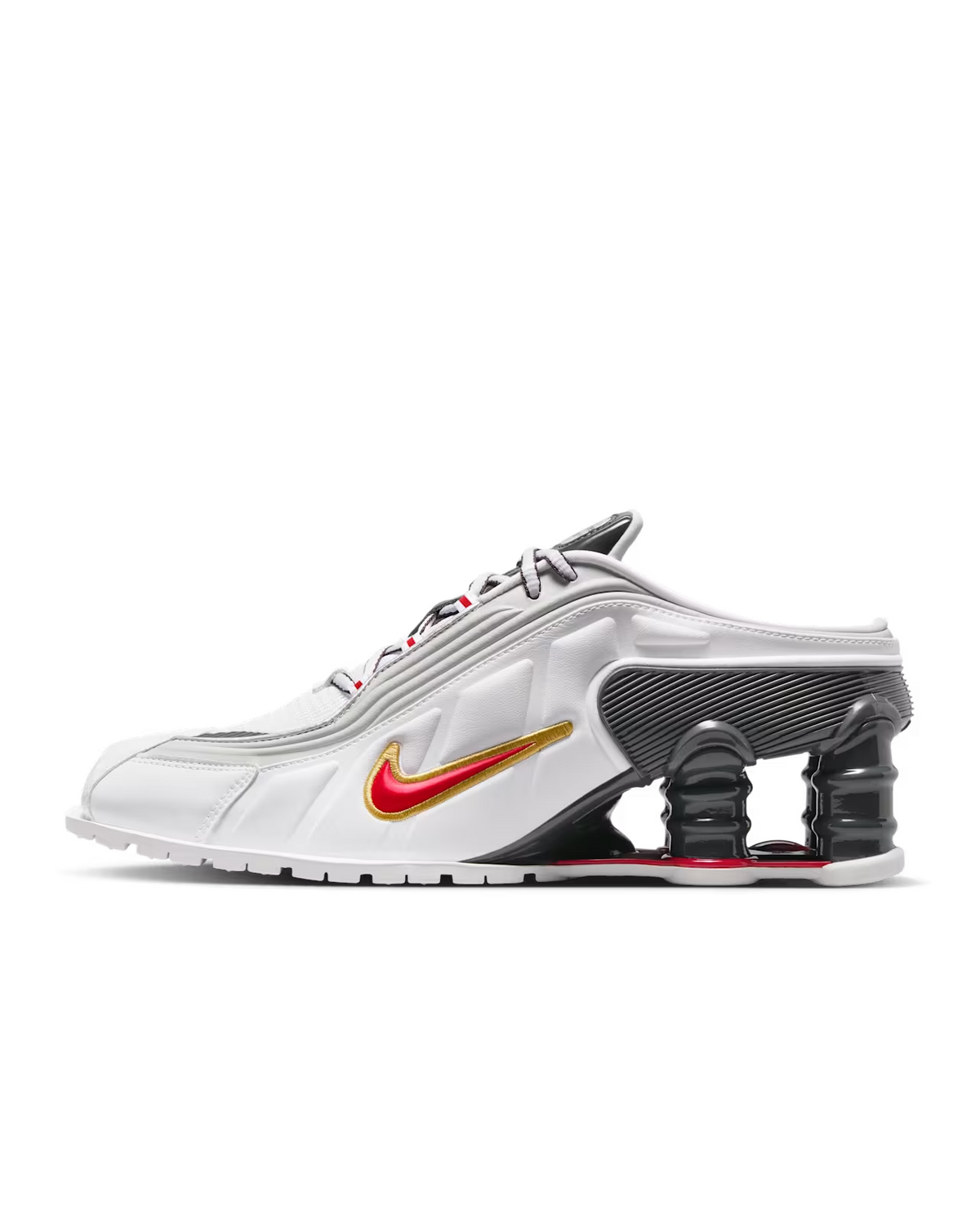 IM5420-100 Martine Rose Nike Shox MR4 White Varsity Red (Women's)