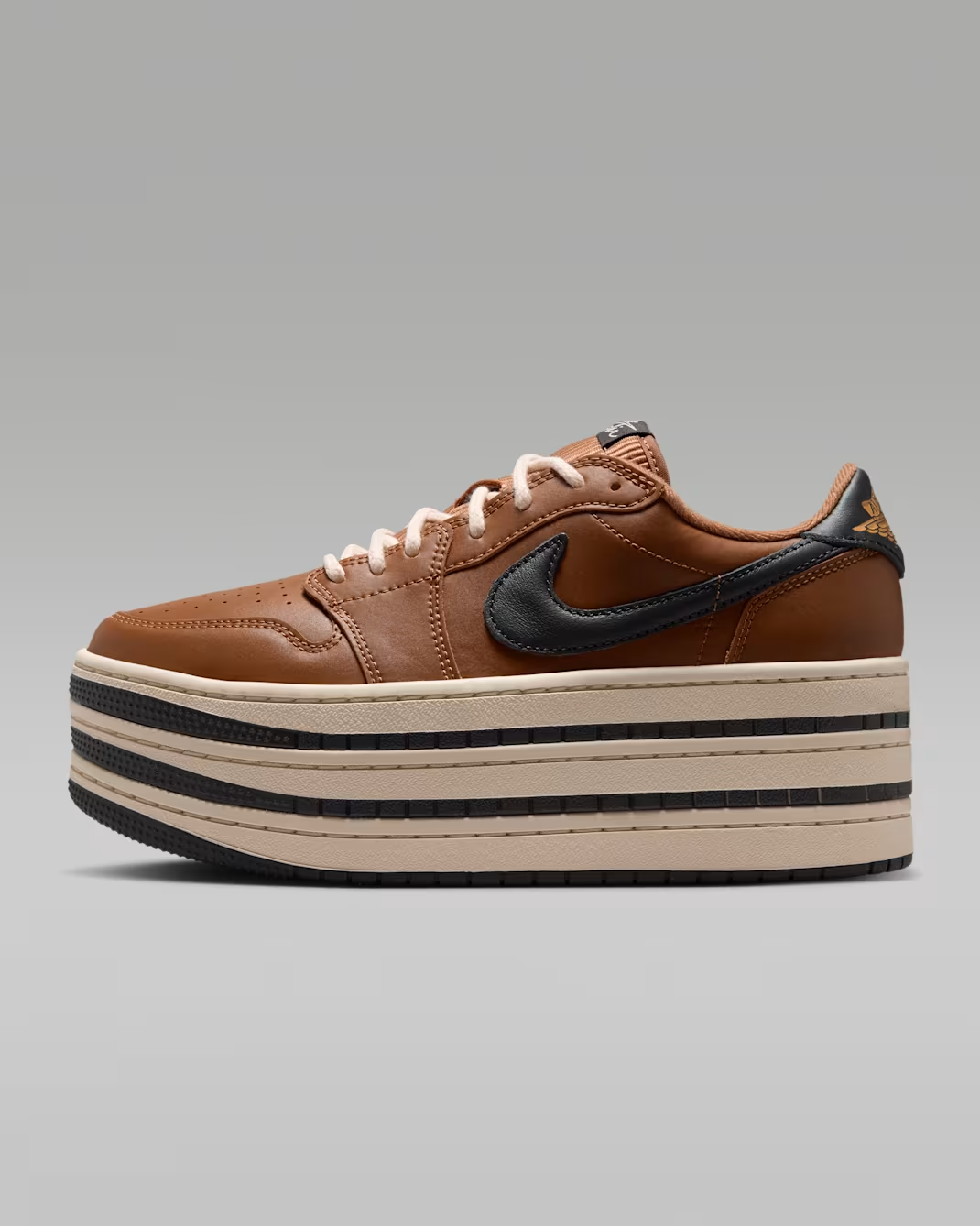 IV5086-200 Nike Air Jordan 1 Triple Stack SE "Light British Tan" (Women's)