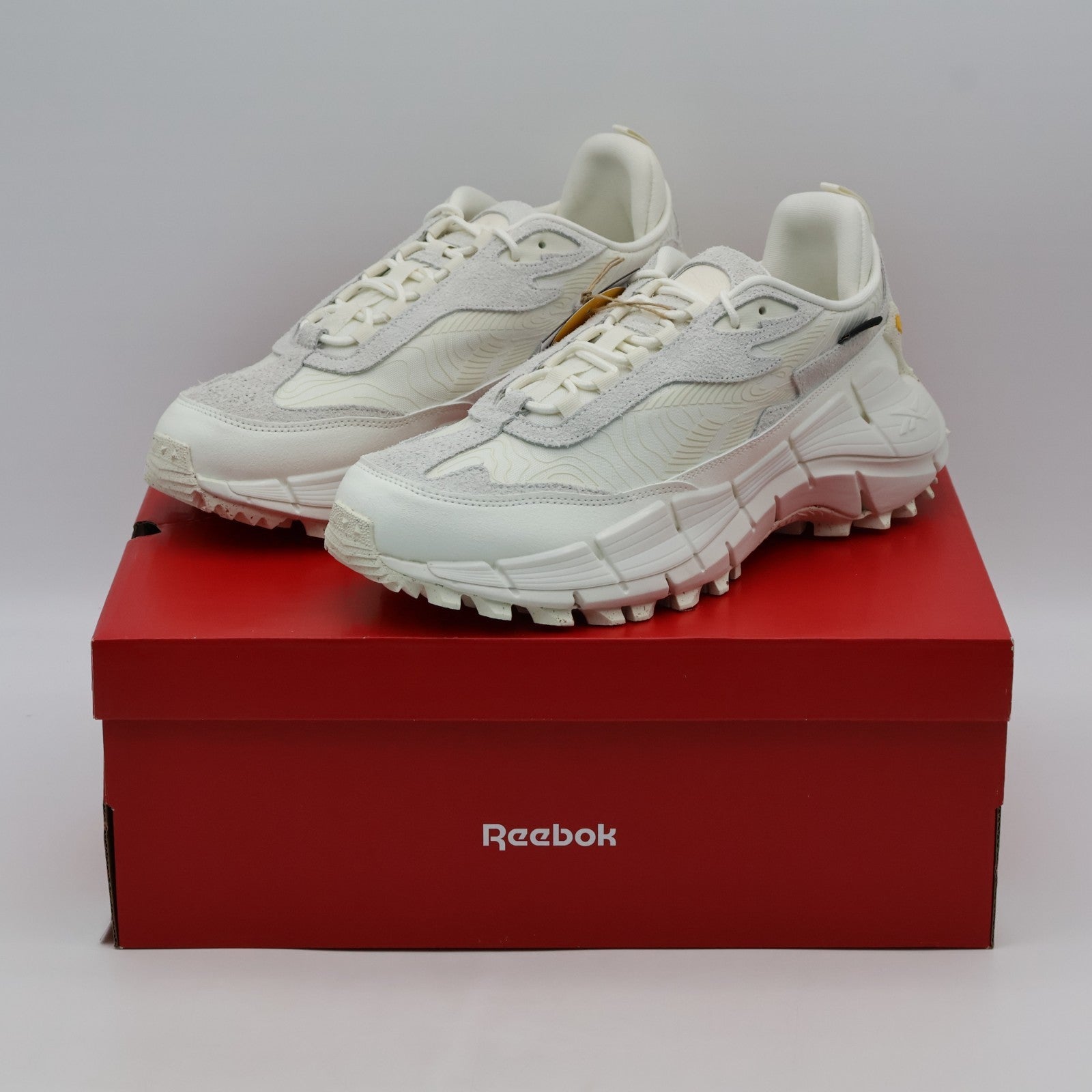 100254710 Reebok Zig Kinetica 2.5 Edge Chalk (Men's)
