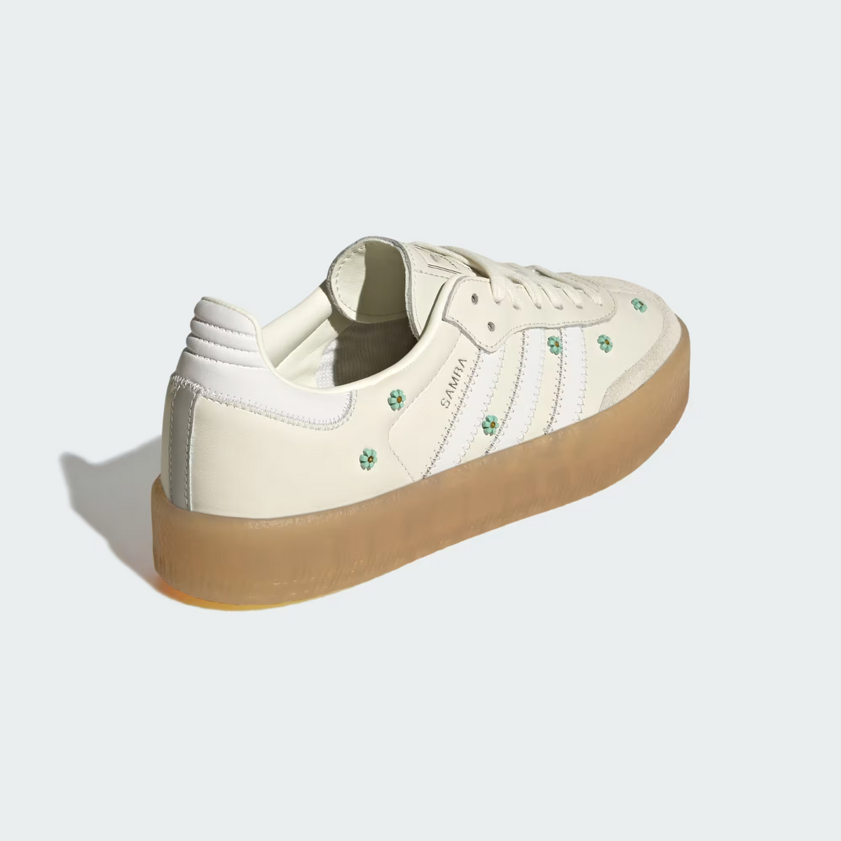 JS3953 adidas Originals Sambae Off WhiteCloud White Clear Mint (Women's)