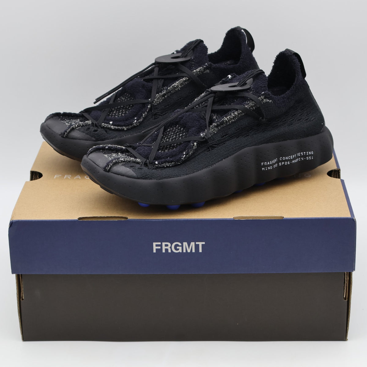 IQ8504-002 fragment design Nike Mind 002 Flyknit Black (Men's)