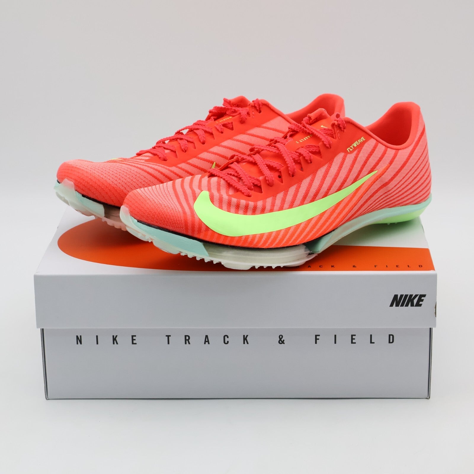 FD8395-600 Nike Maxfly 2 Bright Crimson Lime Blast Mint Foam Washed Coral (Men's