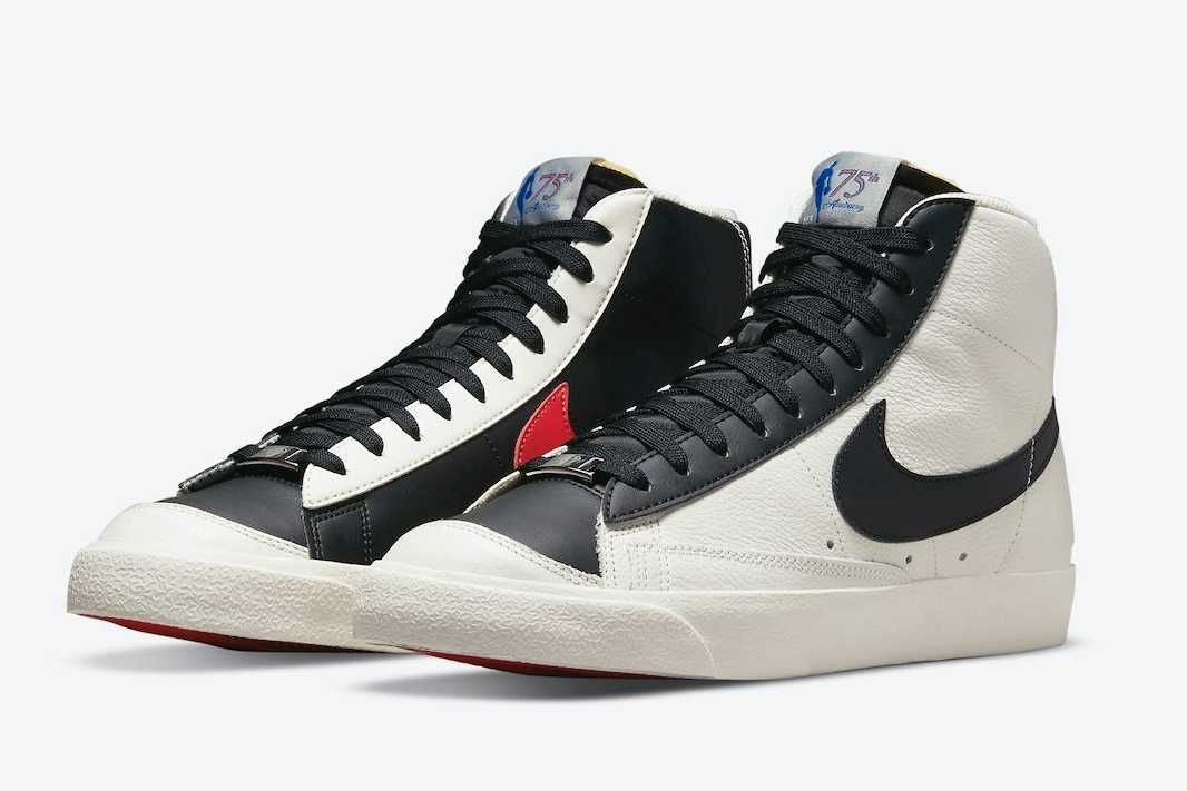 DD8025-101 NBA Ã Nike Blazer Mid ' 77EMB "TrailBlazers" (Men's)