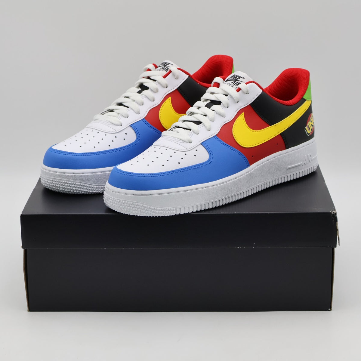 DC8887-100 UNO x Nike Air Force 1 Low White Yellow University Red (Men's)