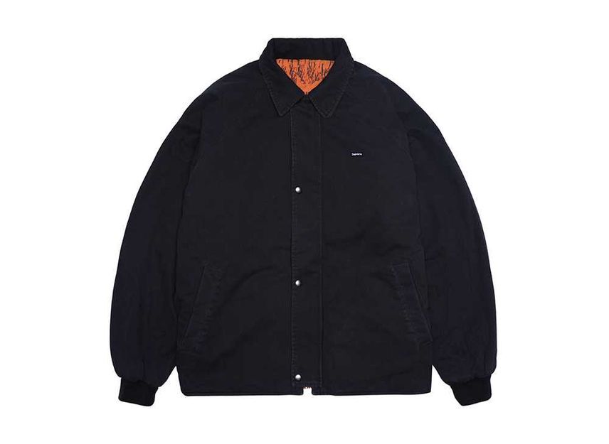 Supreme RealTree Reversible Quilted Work Jacket Black