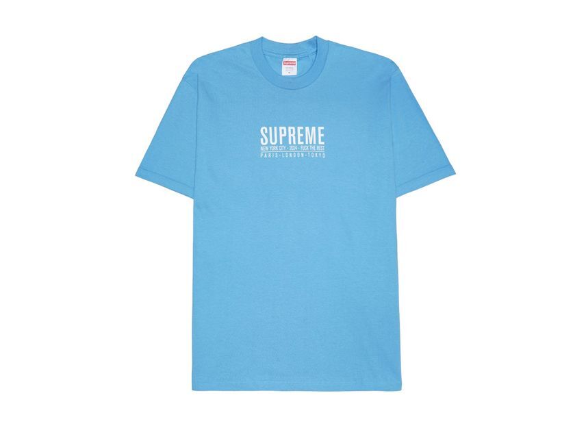 Supreme Paris Tee Bright Blue