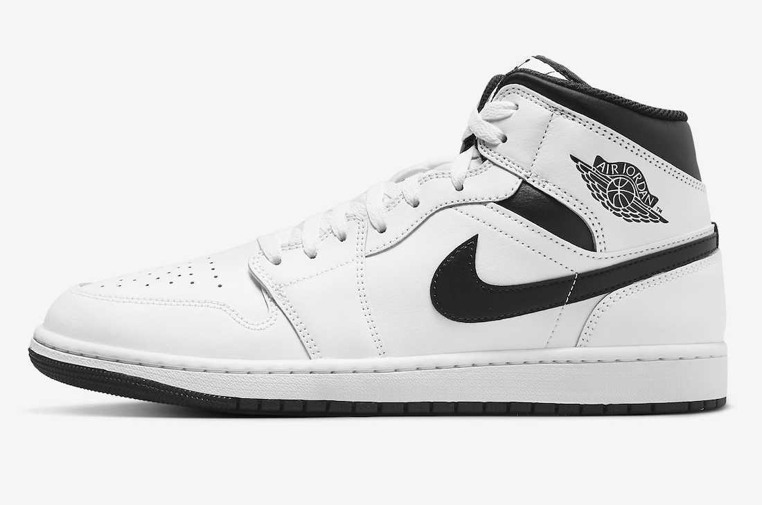 DQ8426-132 Nike Air Jordan 1 Mid White Black (Men's)