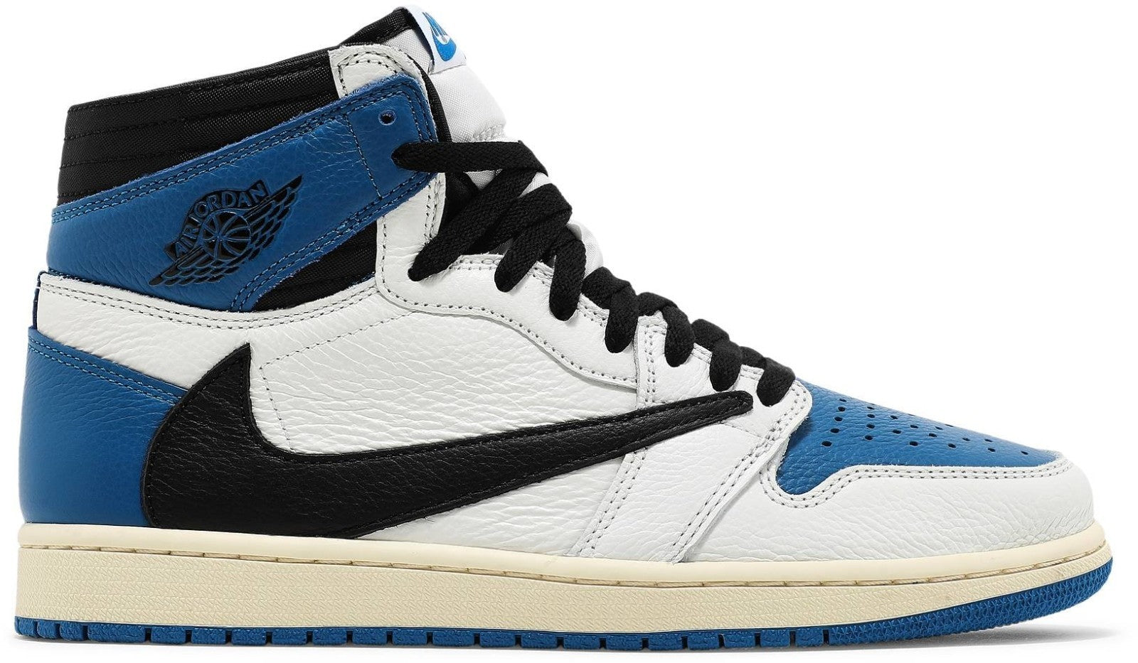 DH3227-105 Travis Scott à fragment design à Nike Air Jordan 1 Retro High (Men's)