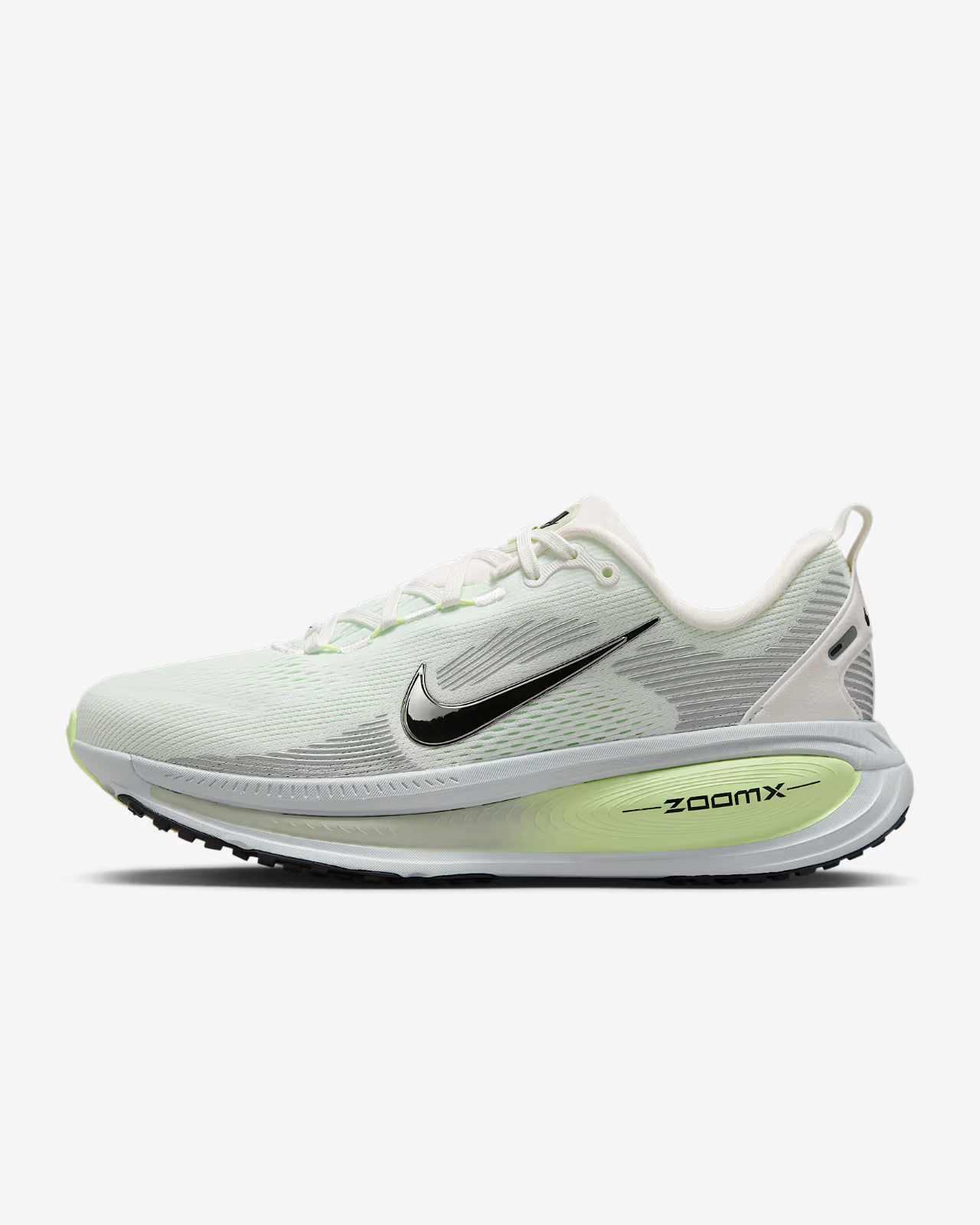 HM6804-107 Nike Vomero 18 Summit White Barely Volt Light Silver Black (Women's)