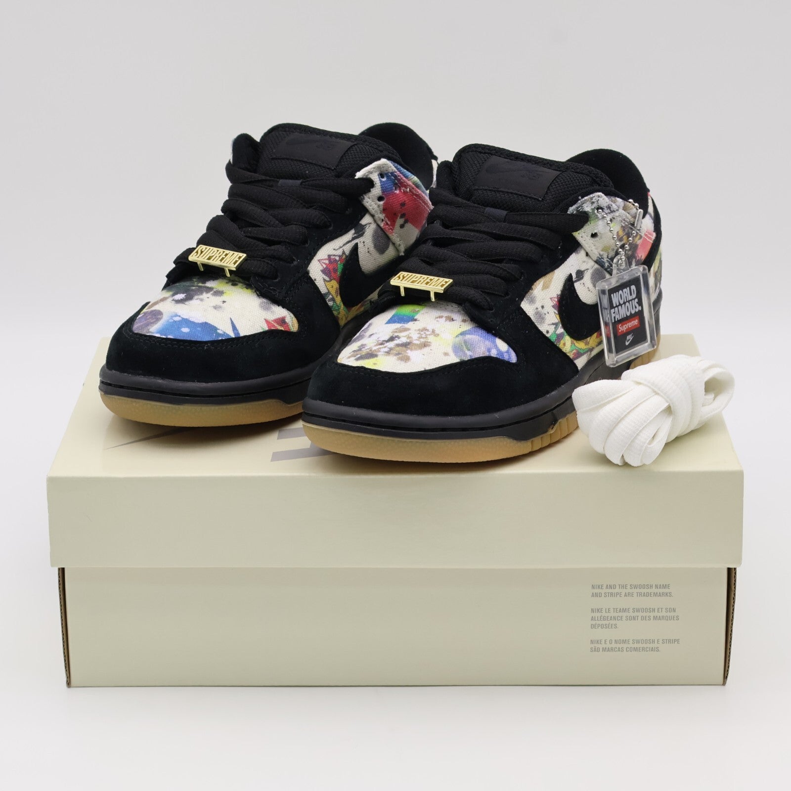 FD8778-001 Supreme à Nike SB Dunk Low Rammellzee (Men's)