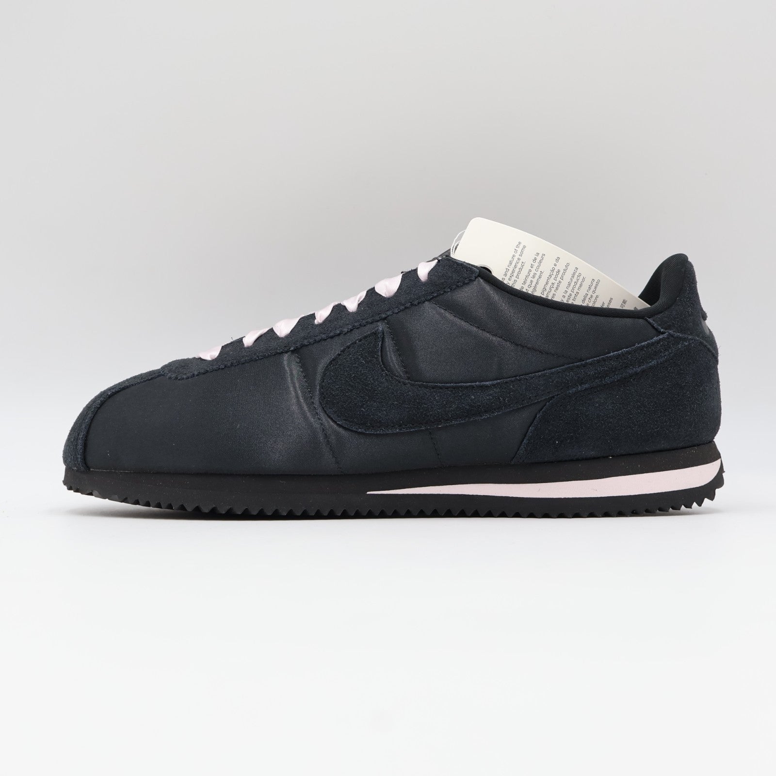IH2014-010 Nike Cortez Satin Black Pink (Women's)