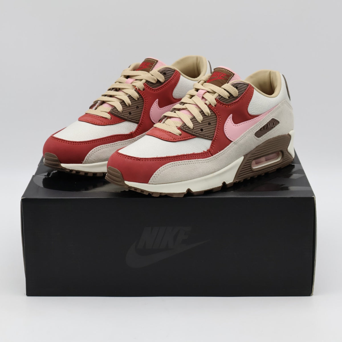 CU1816-100 Nike Air Max 90 NRG Bacon Red Sail White Pink Brown