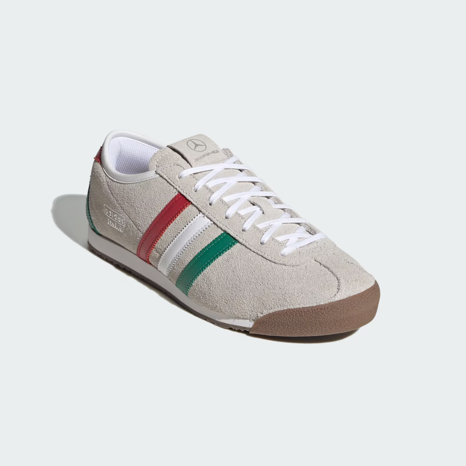 KJ1199 Mercedes adidas Italia 70s Cloud White Bold Green Power Red (Men's)