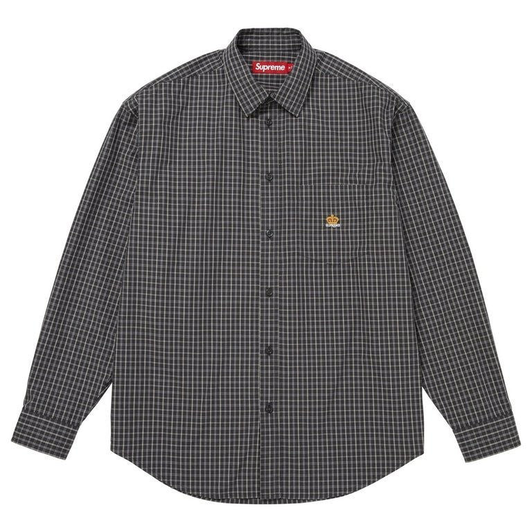 Supreme Mini Plaid Shirt Black