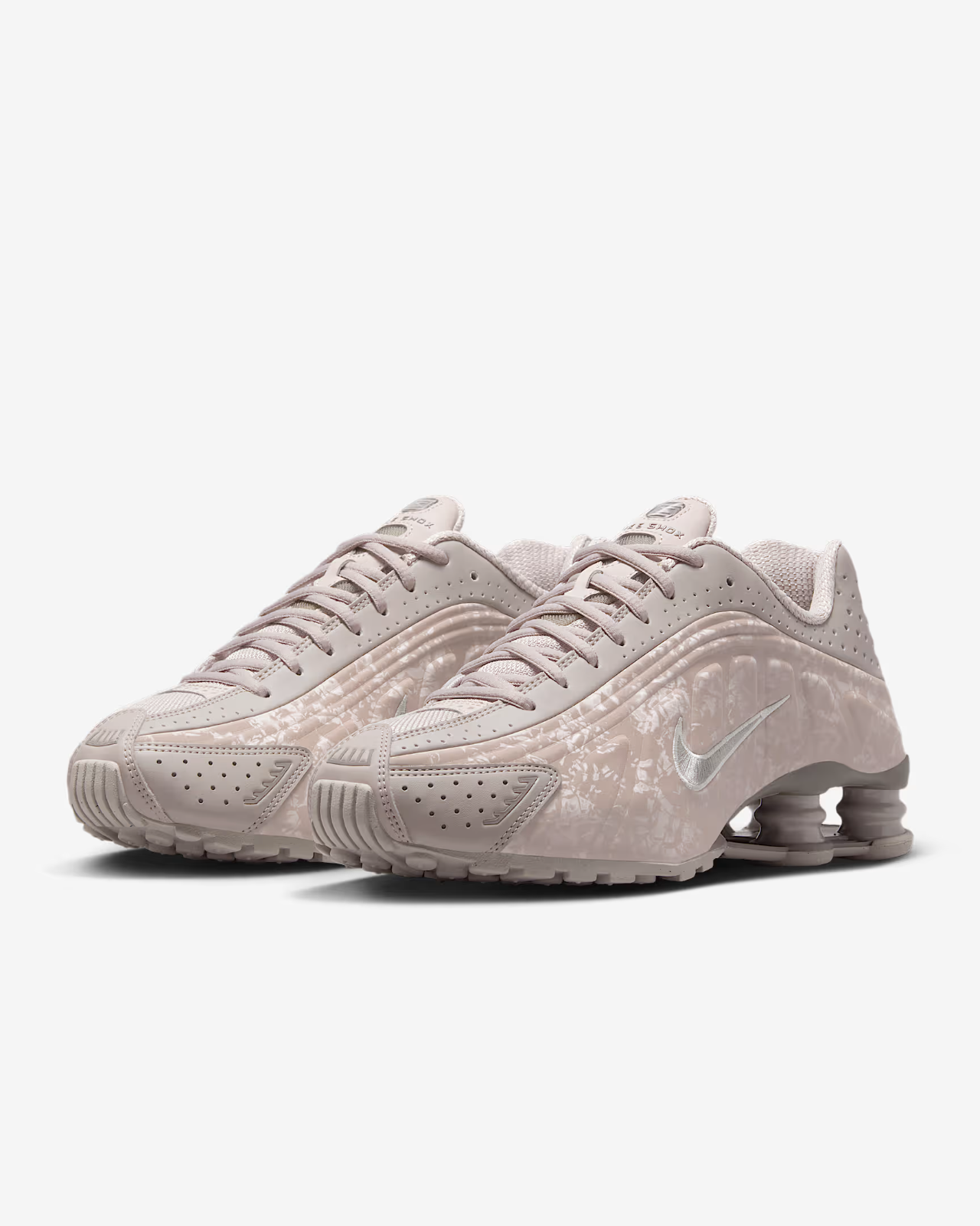 HV0934-001 Nike Shox R4 College Grey Flat Pewter (Women's)