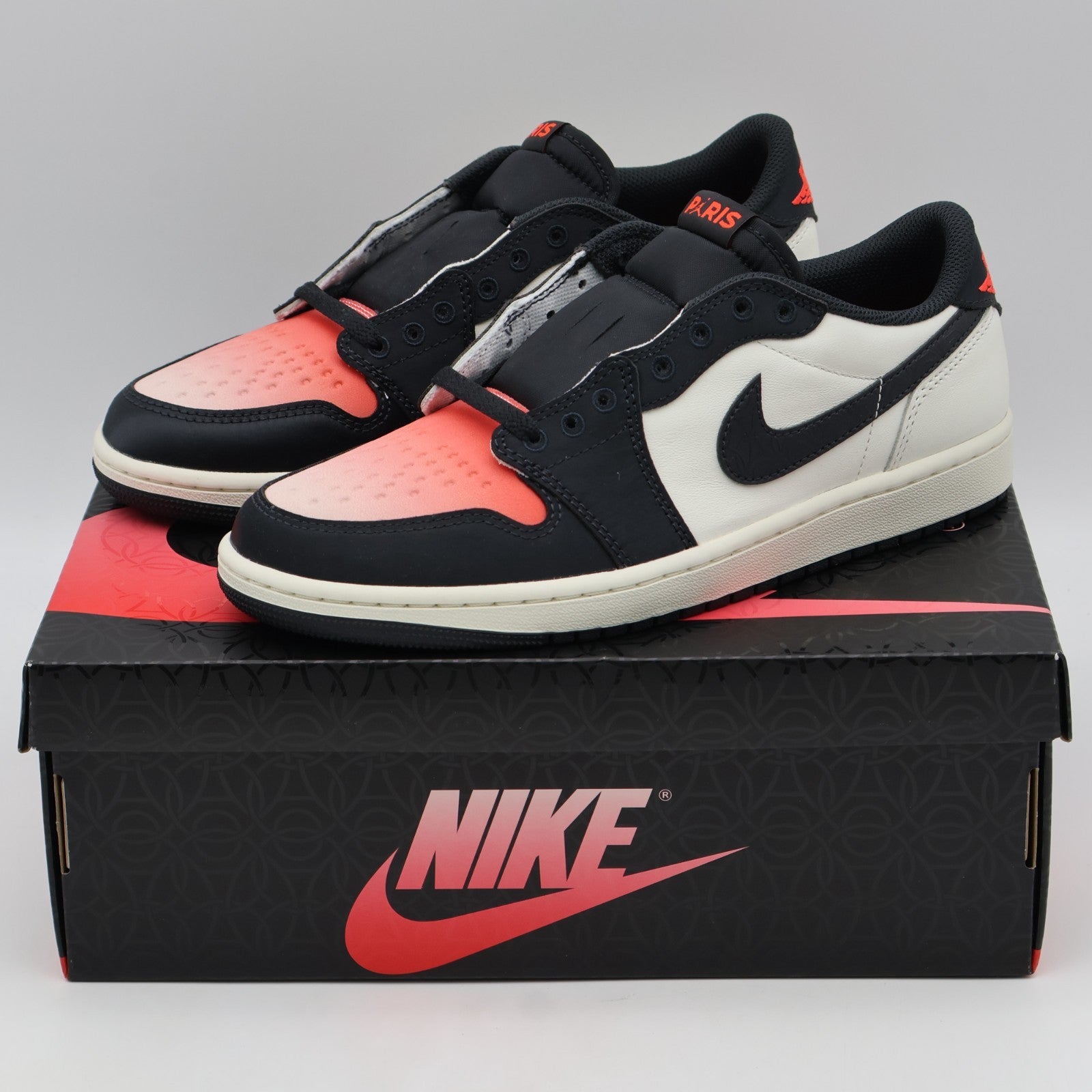 HF8828-100 Paris Saint Germain Nike Air Jordan 1 Low OG Pink Oxford (Men's)