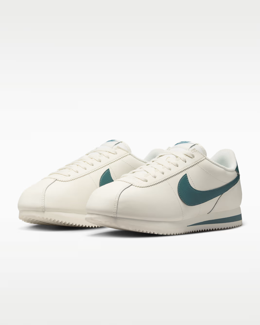 DN1791-118 Nike Cortez Leather Sail Mineral Slate (Women's)