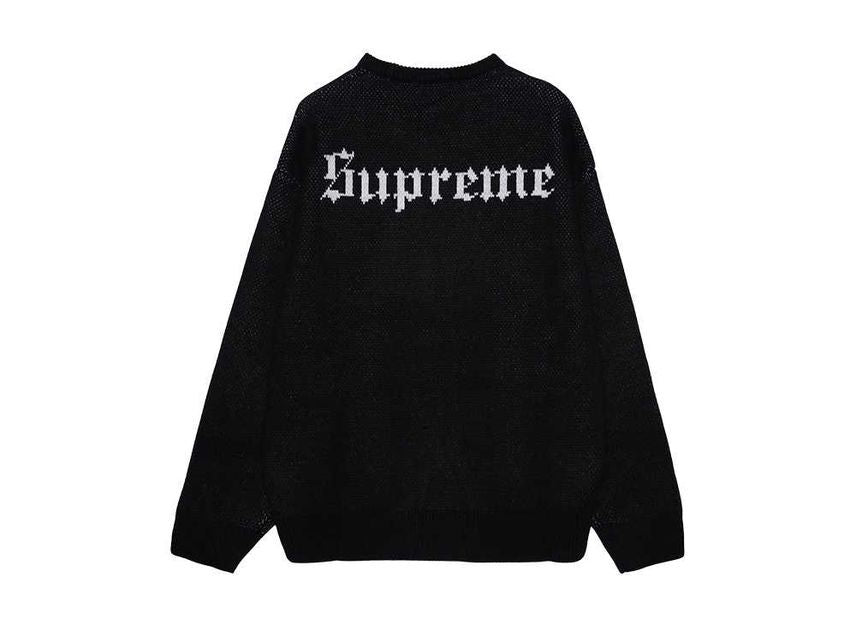Supreme Snow White Sweater Black