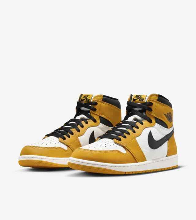 DZ5485-701 Nike Air Jordan 1 Retro High OG Yellow Ochre (Men's)
