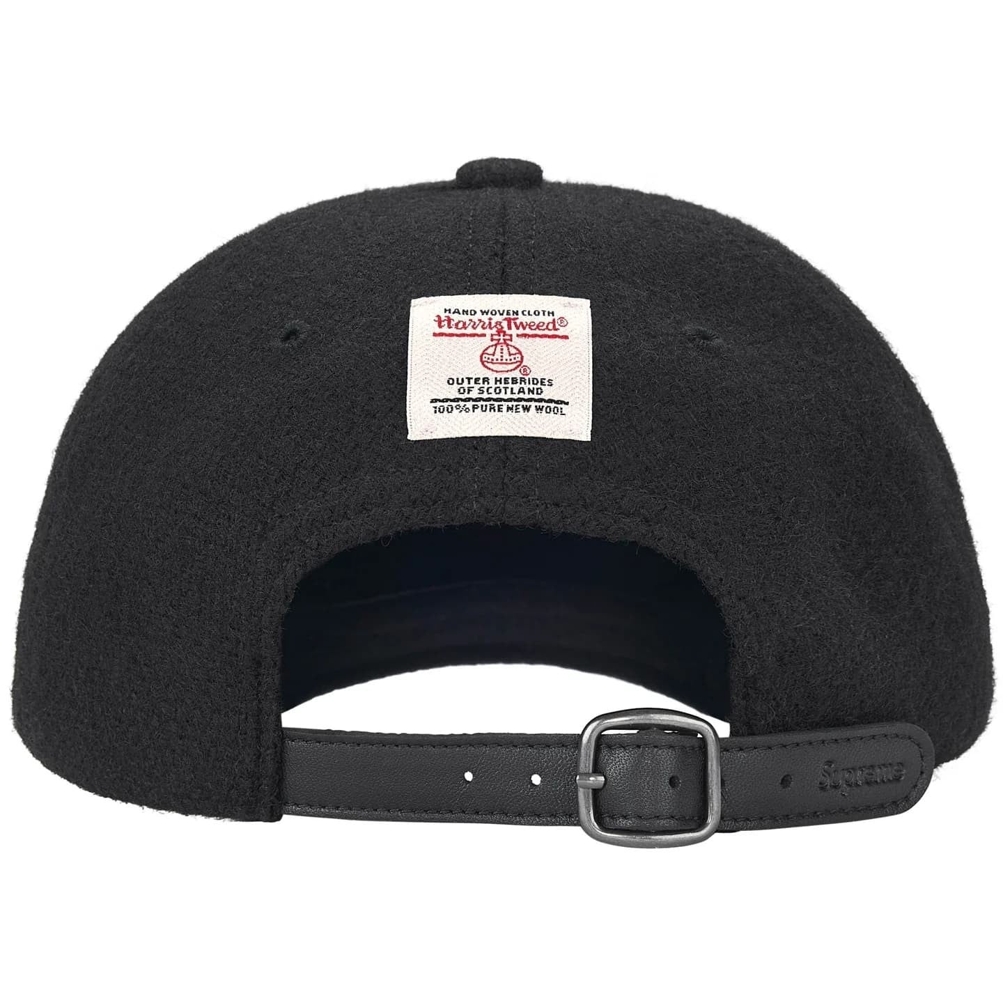 Supreme Harris Tweed 6-Panel Black