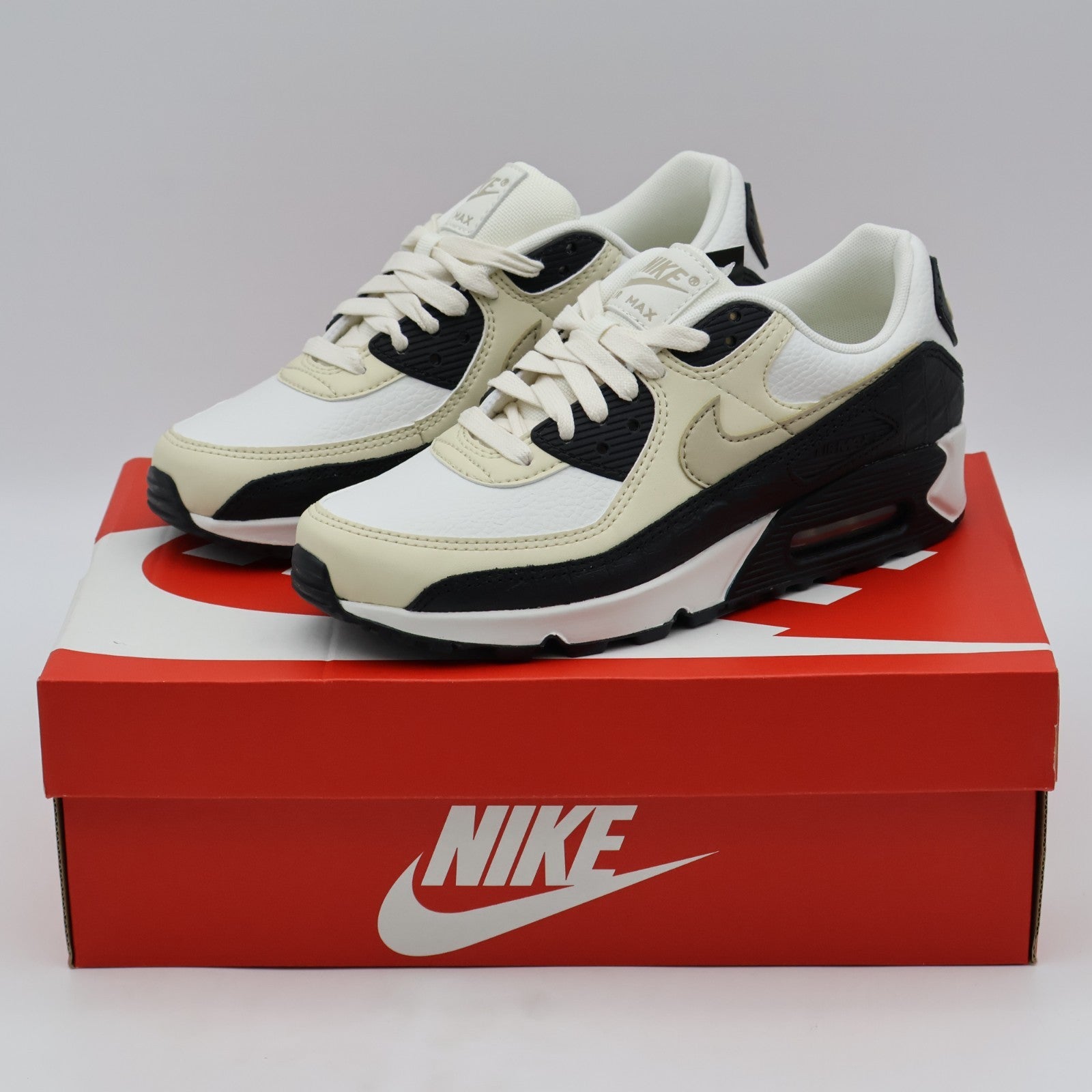 IM3110-100 Nike Air Max 90 Sail Black Desert Khaki Fossil (Women's)