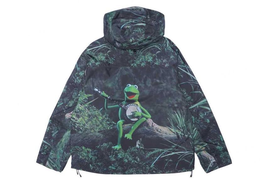 Supreme GORE-TEX Taped Seam Shell Jacket Kermit The Frog