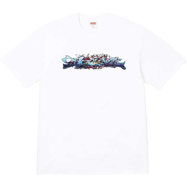 Supreme Tag Tee White