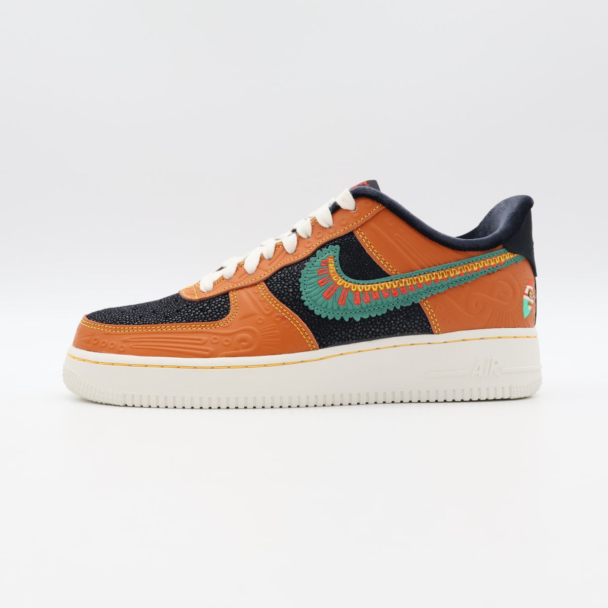 DO2157-816 Nike Air Force 1 Low Siempre Familia Black Orange Green (Men's)