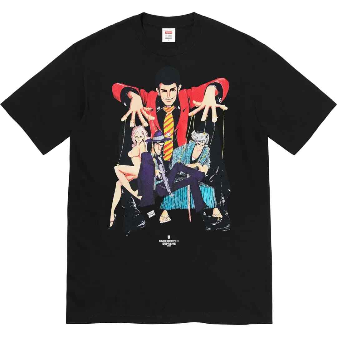 Supreme Undercover Lupin Tee Black